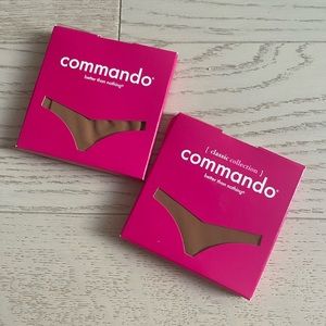 2 Commando Better Than Nothing Classic Bikini Underwear XS *NIB*NRFP*